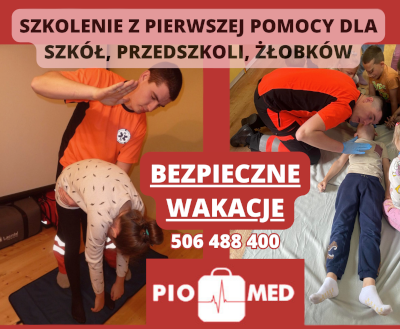 Bezpieczne wakacje. Szkolenia Pio-med Łódź